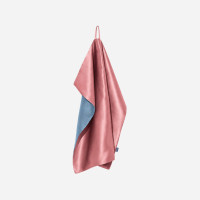 Silk Face Towel with Microfiber - Pink